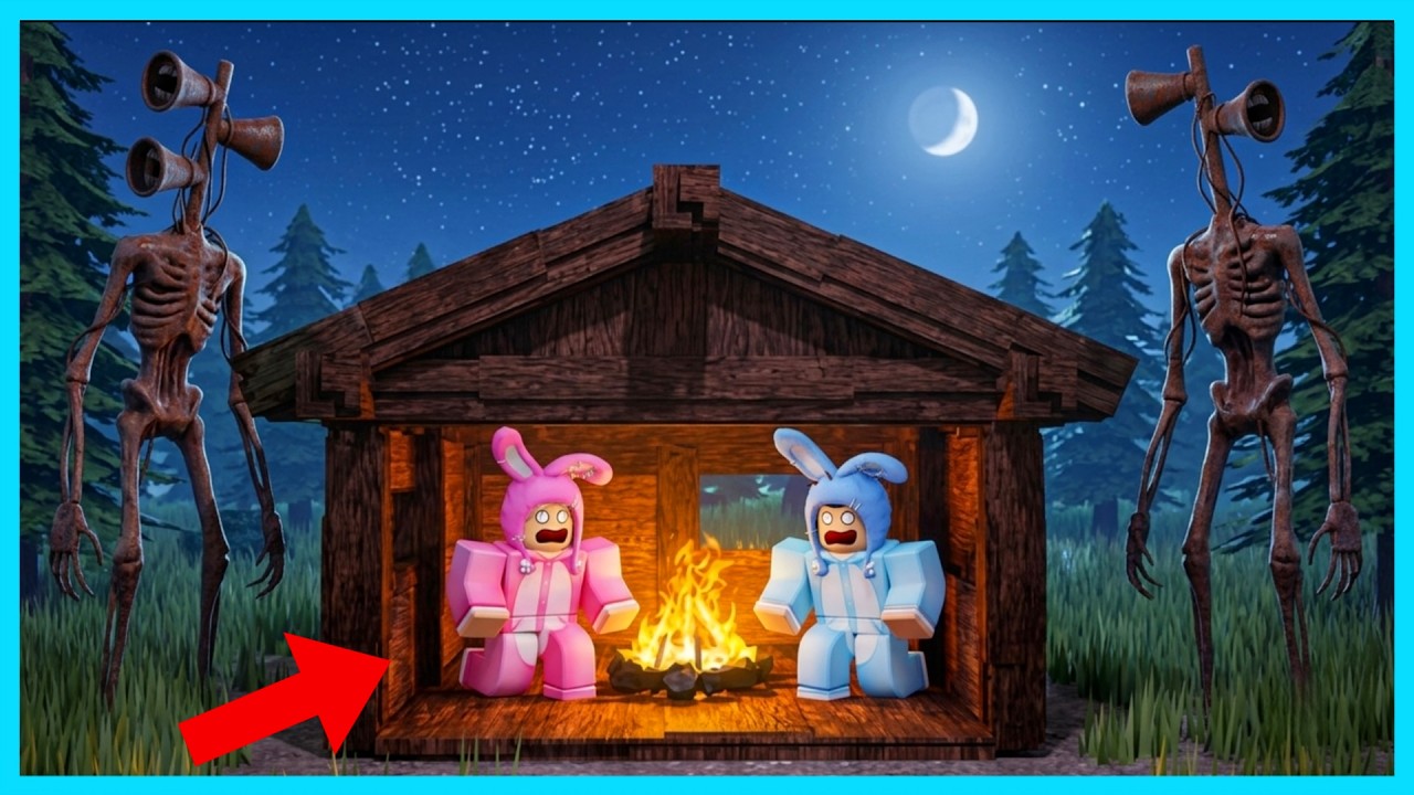 MIPAN & ZUZUZU TANTANGAN BUAT RUMAH AMAN BERSAMA Vs SIREN HEAD! ROBLOX