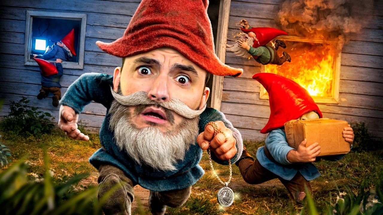 UM IDOSO SEM ROUPA ME ESMAGOU - EU SOU UM GNOMO!