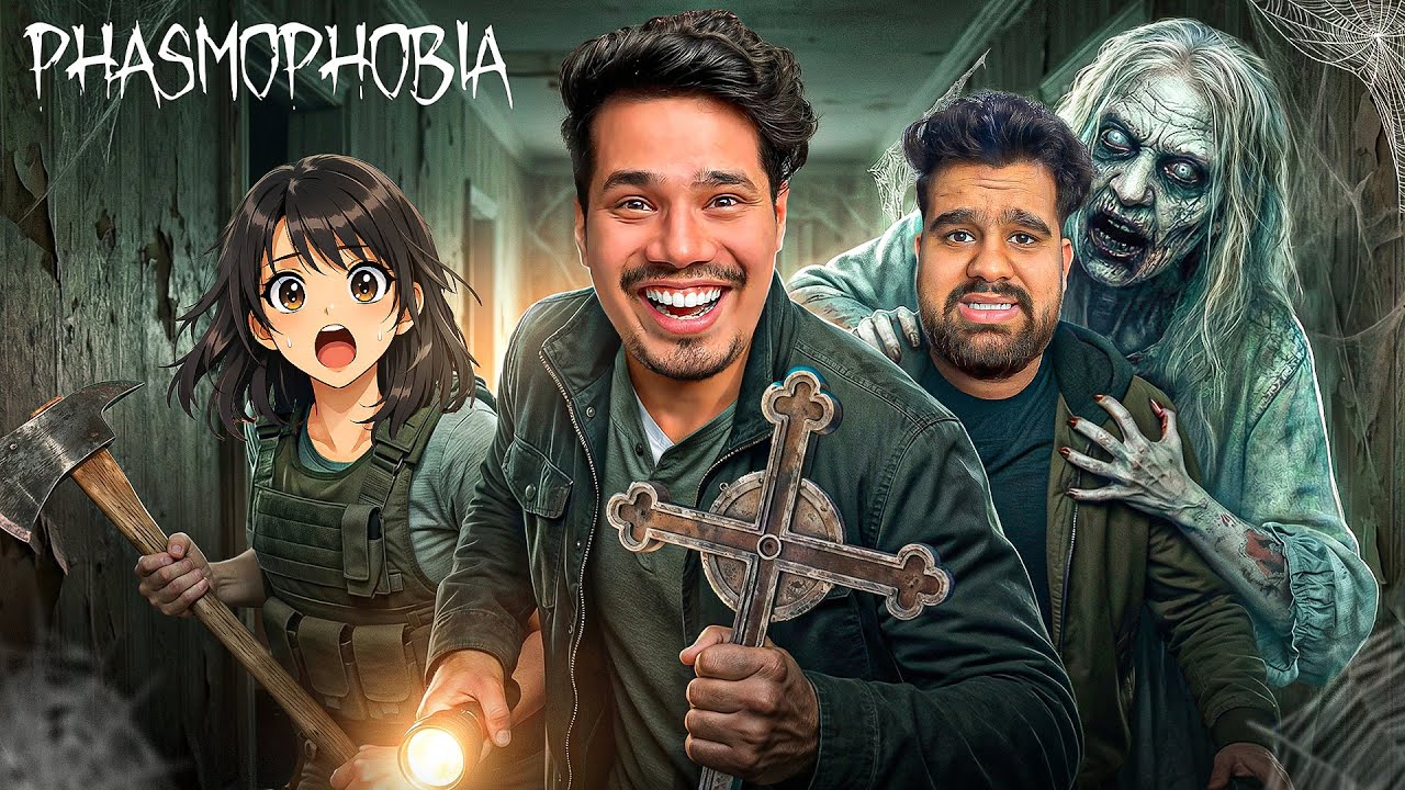 GHOST HUNTING With Friends Gone Wrong 😭| Phasmophobia