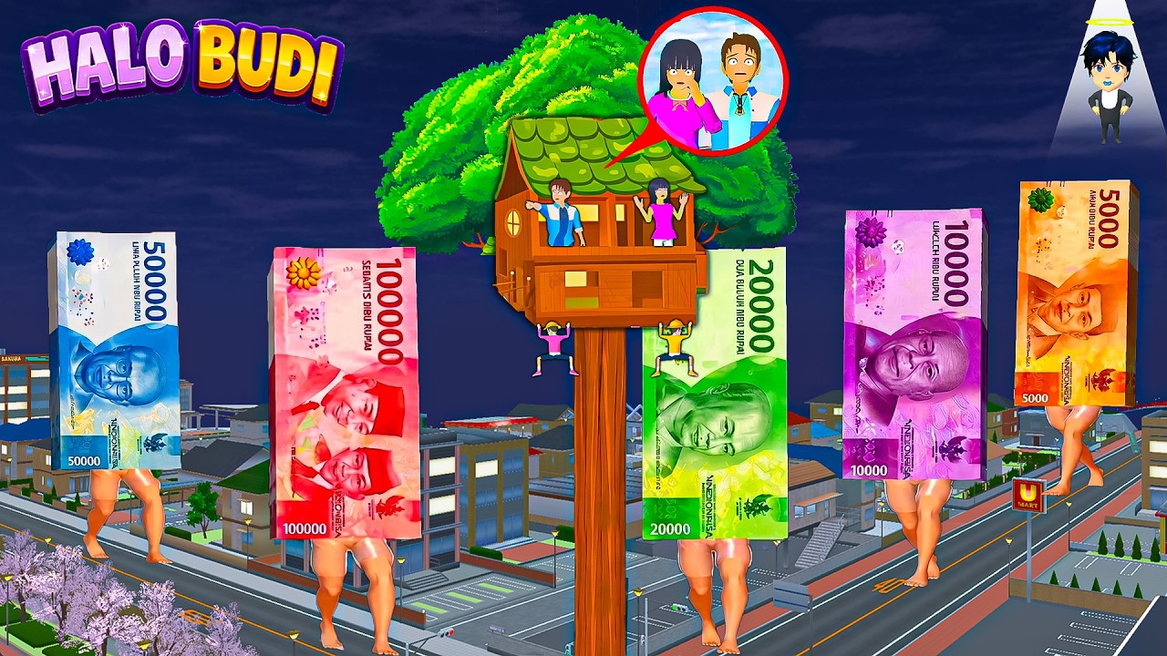 Yuta Mio Buat Rumah Pohon Paling Aman Dari Pasukan ANOMALI UANG Di Kota Sakura😱