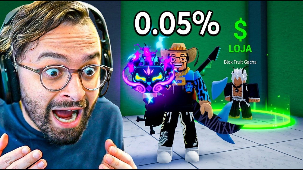 DEPOIS DE 3 ANOS SEM JOGAR… VOLTEI E PEGUEI OS ITENS MAIS RAROS DO BLOX FRUITS 😳🔥