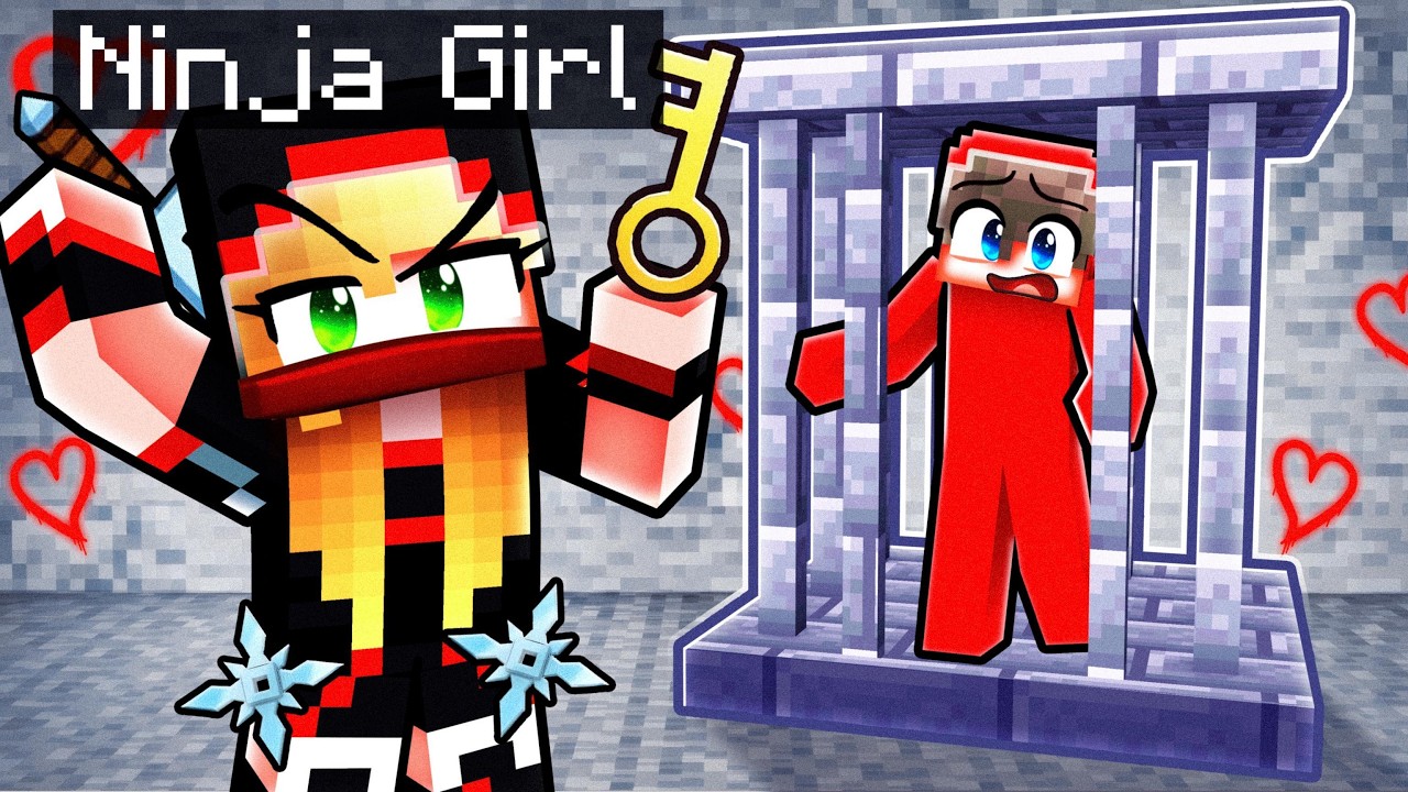 Kidnapped By A NINJA GIRL in Minecraft..