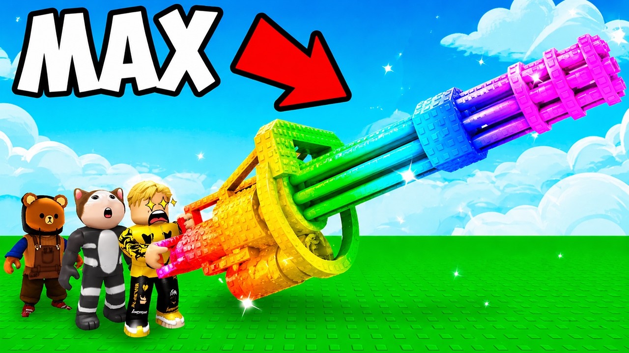 رحلتي مع البسة من الصفر لأقوى "سلاح سري" في ماب +1 Gun Evolution! 🔥