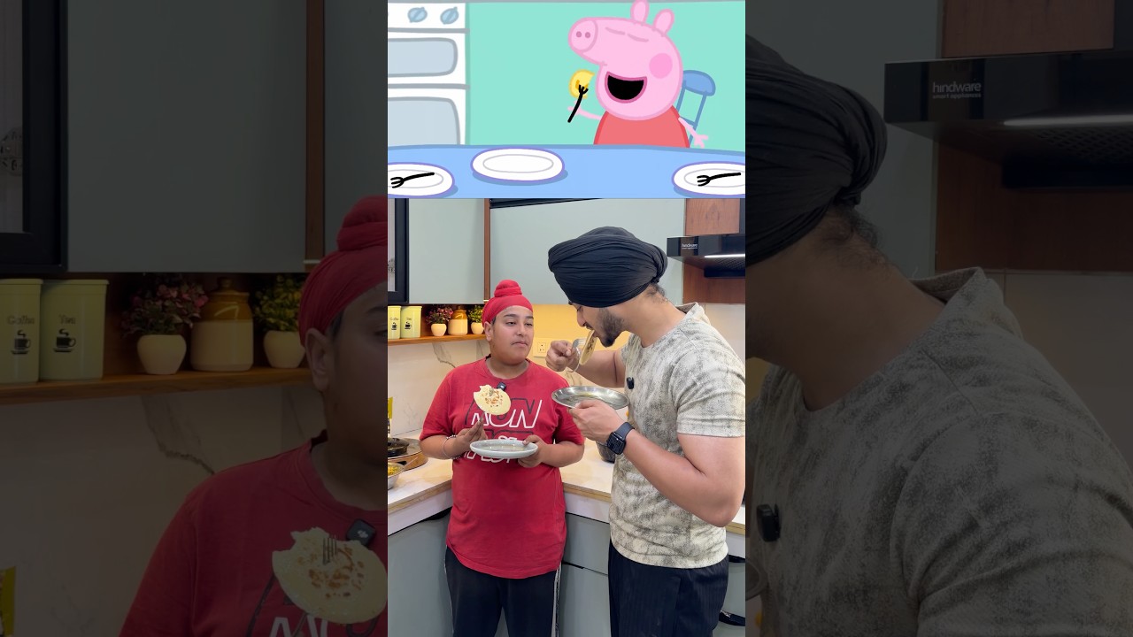 Maine Banye Peppa pig wale Pancake at home 😱 | street food #shorts #shortsfeed