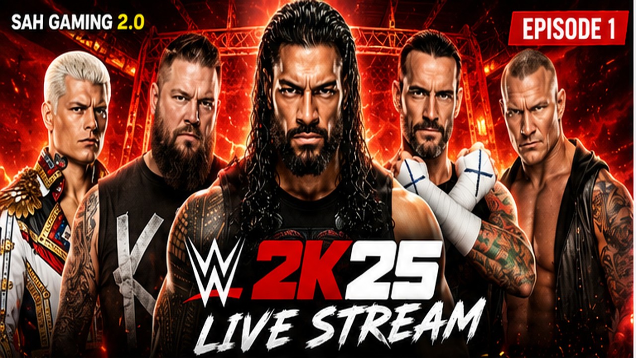 WWE 2K25 LIVE – Best Match Ever Played EP 1 | Unbelievable Finish! #wwe #wrestling #wwe2k25 #shorts