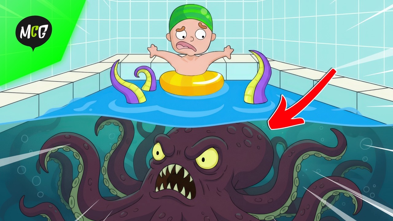 Ada Monster Gurita Dibawah Bocil!