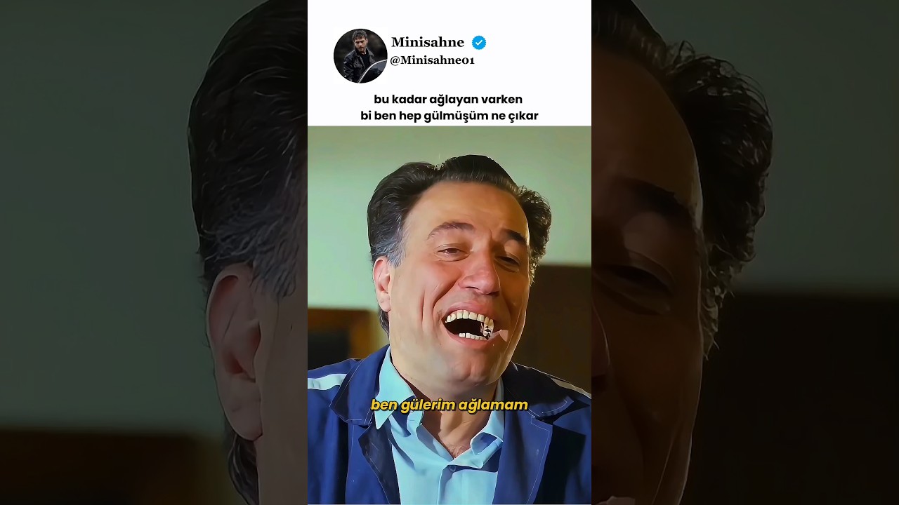 Gülmeyi unutmuş milletim