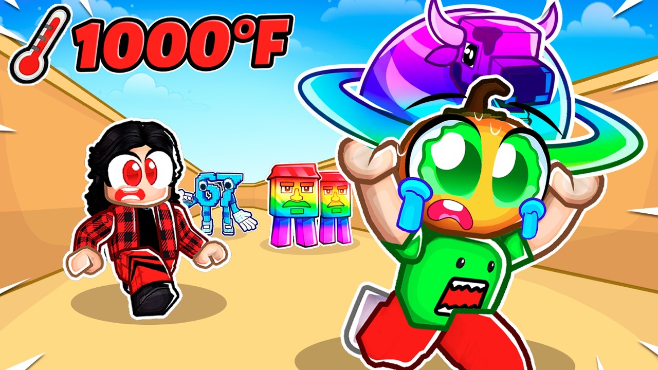 1000° Derece Sıcaklıkta Brainrotları Çaldım! ☀️ | Roblox