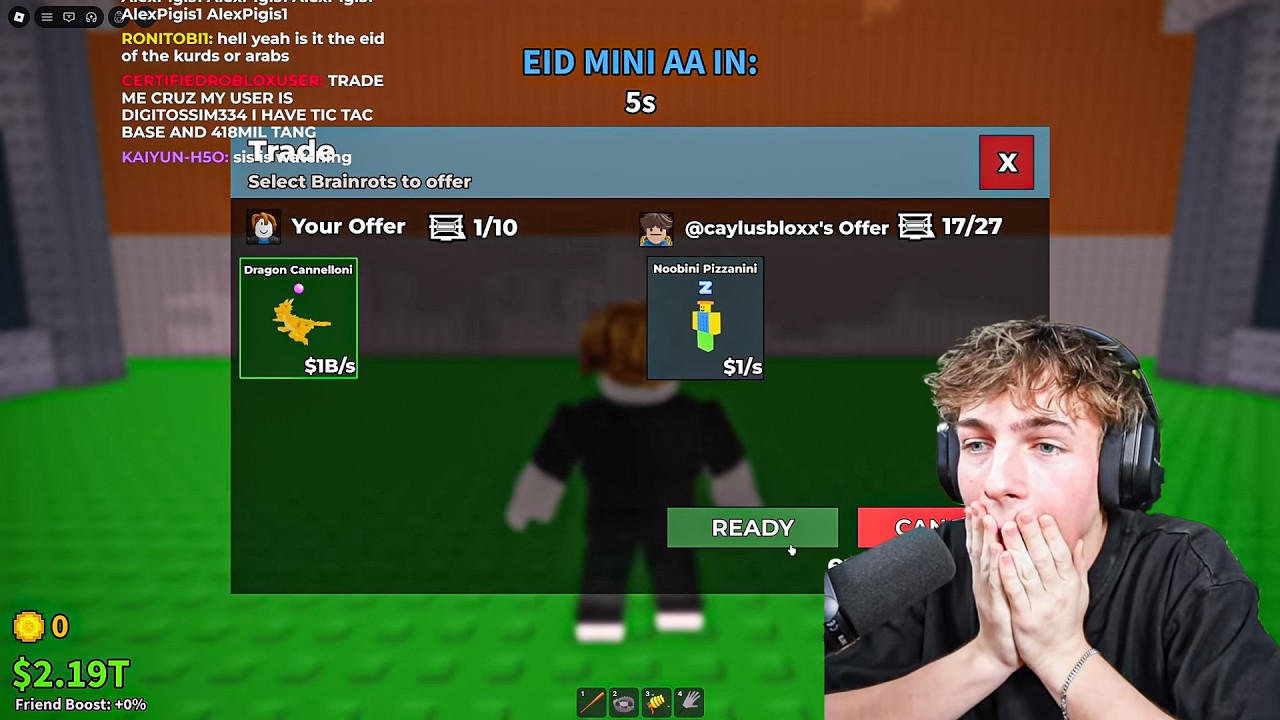 accepting EVERY trade i get..