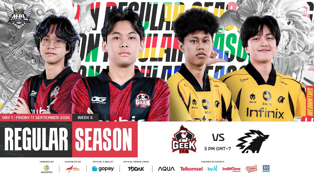 🔴 LIVE | MPL ID S18 | Week 5 Day 1 | English