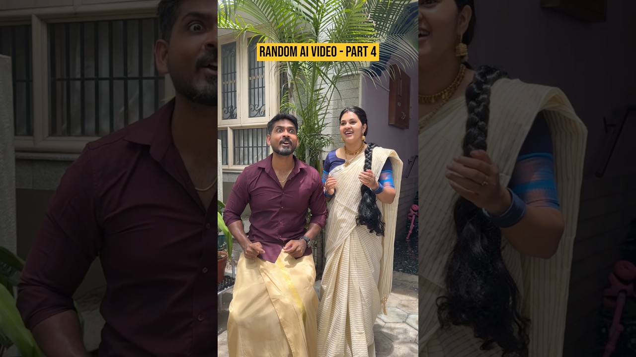 Random Ai video - Part 4 ft. Onam 😂😁 #policouple #funnyshorts #trending #viral #comedy #fun