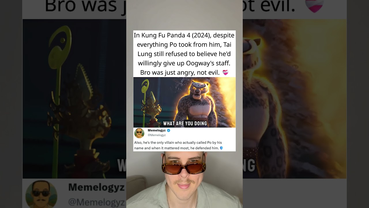 In Kung Fu Panda 4 (2024), Tai Lung Was Never Truly Evil ❤️‍🩹