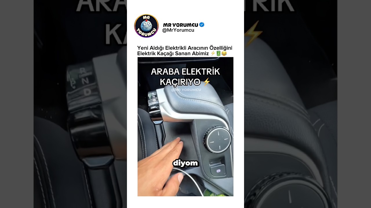 Yeni Aldığı Elektrikli Aracının Özelliğini Elektrik Kaçağı Sanan Abimiz