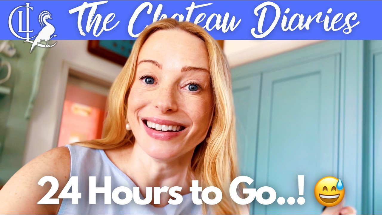 Behind the Scenes Before Our Chateau Retreat Begins! 😅