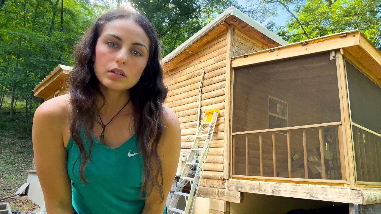 Attempting to Restore My Cabin’s Siding | Solo Life in Remote Arkansas