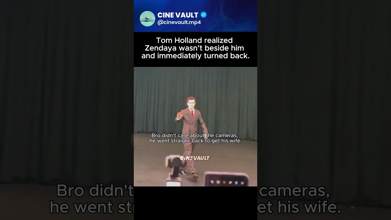 Tom Holland TURNED BACK for Zendaya! 📉😱 | #Shorts