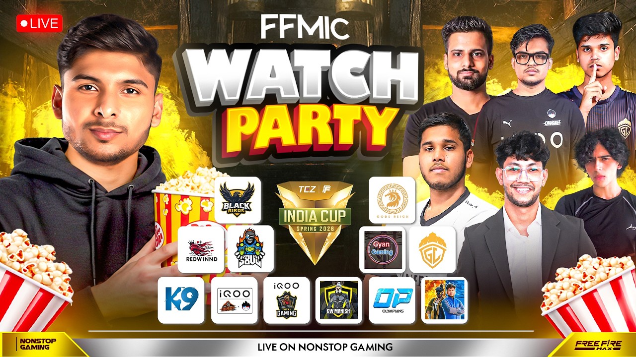 TEZ FFMIC SPRING MAHASANGRAM 🥵 WATCH PARTY GRP-A  😍🔥 || GDR, TG, S8UL, GODL, K9, TSG #nonstopgaming
