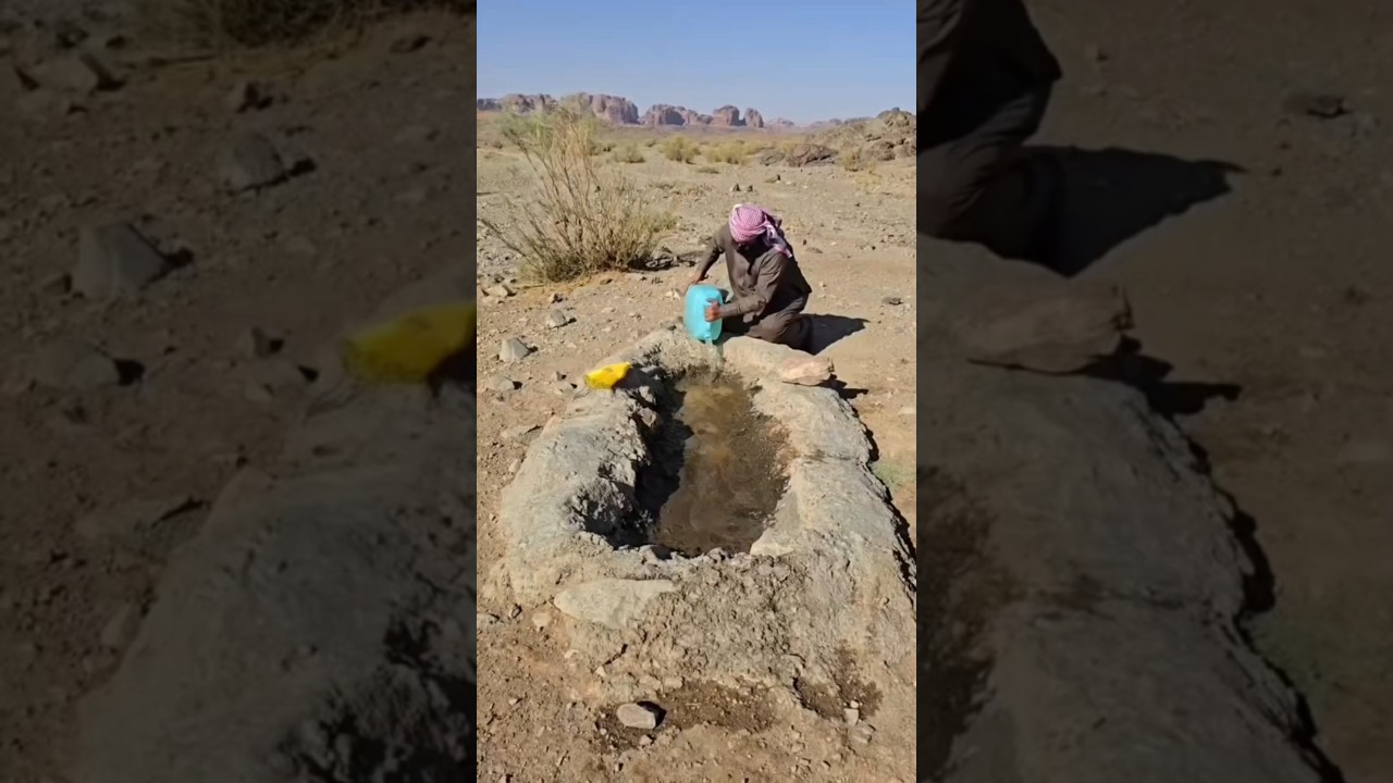 حارس المياه في الصحراء: الرجل الذي أنقذ حيوانات صحراء السعودية من العطش 💦