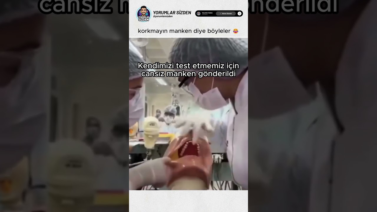 dişçiler iyidir korkmayın 😂