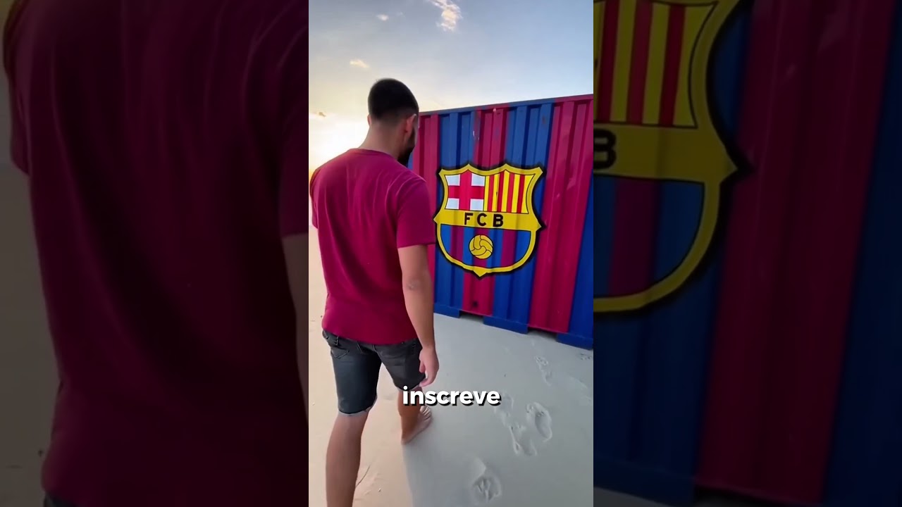 Qual desses é o seu? estádio de papelão ou ESTÁDIO do Barcelona #barcelona #fcbarcelona #container