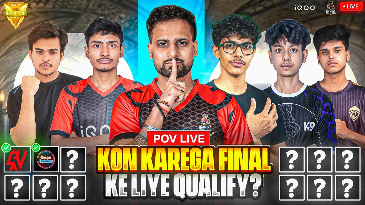 POV WATCHPARTY I KON KREGA AAJ TOP 2 🥶 ?I TG FOZYAJAY I TOTAL GAMING ESPORTS | #iQOOTG