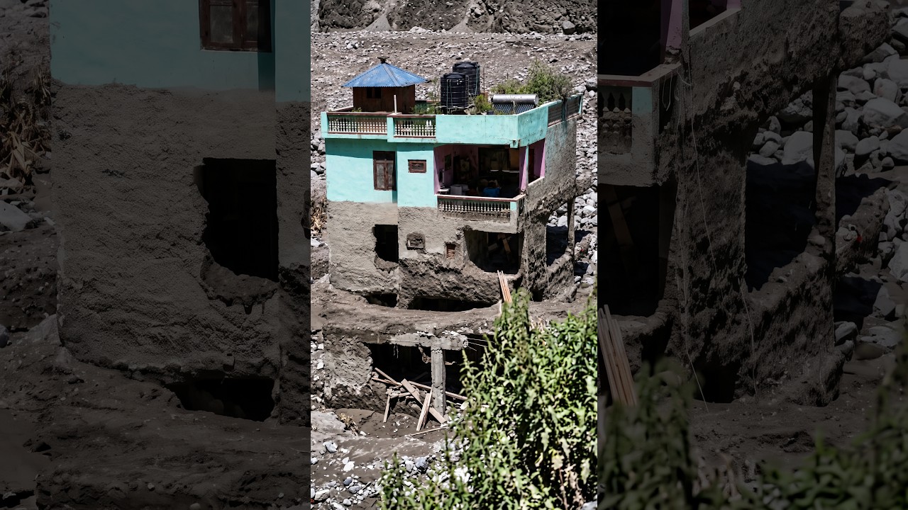 ¿Cómo sobrevivió la Casa Azul a la peor avalancha e inundación en Nepal? 🌊 #nepal #tibet