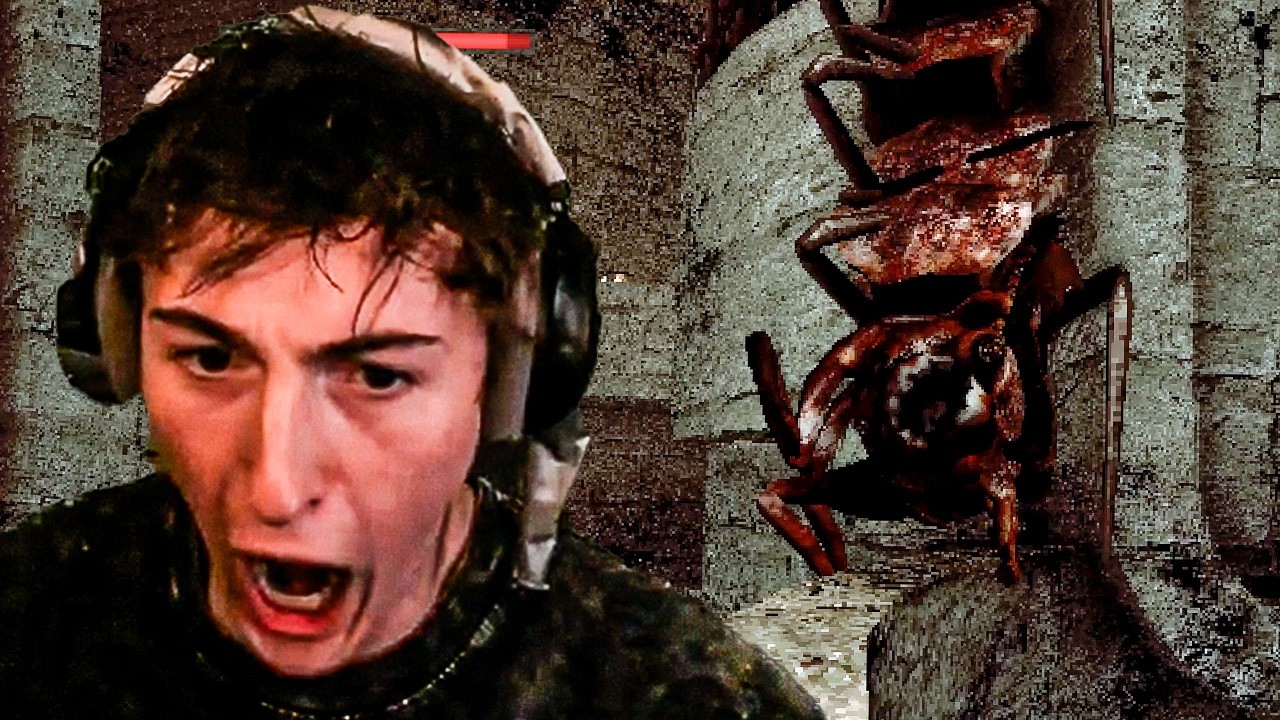 CHASED BY A GIANT CENTIPEDE...