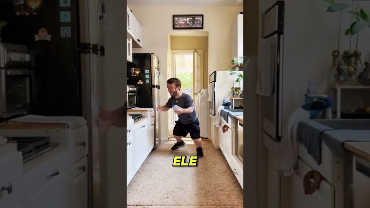 Ele não acreditou no tamanho da casa do colega!!