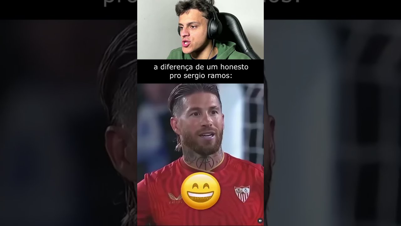 sérgio ramos é colecionador de cartão vermelho filho