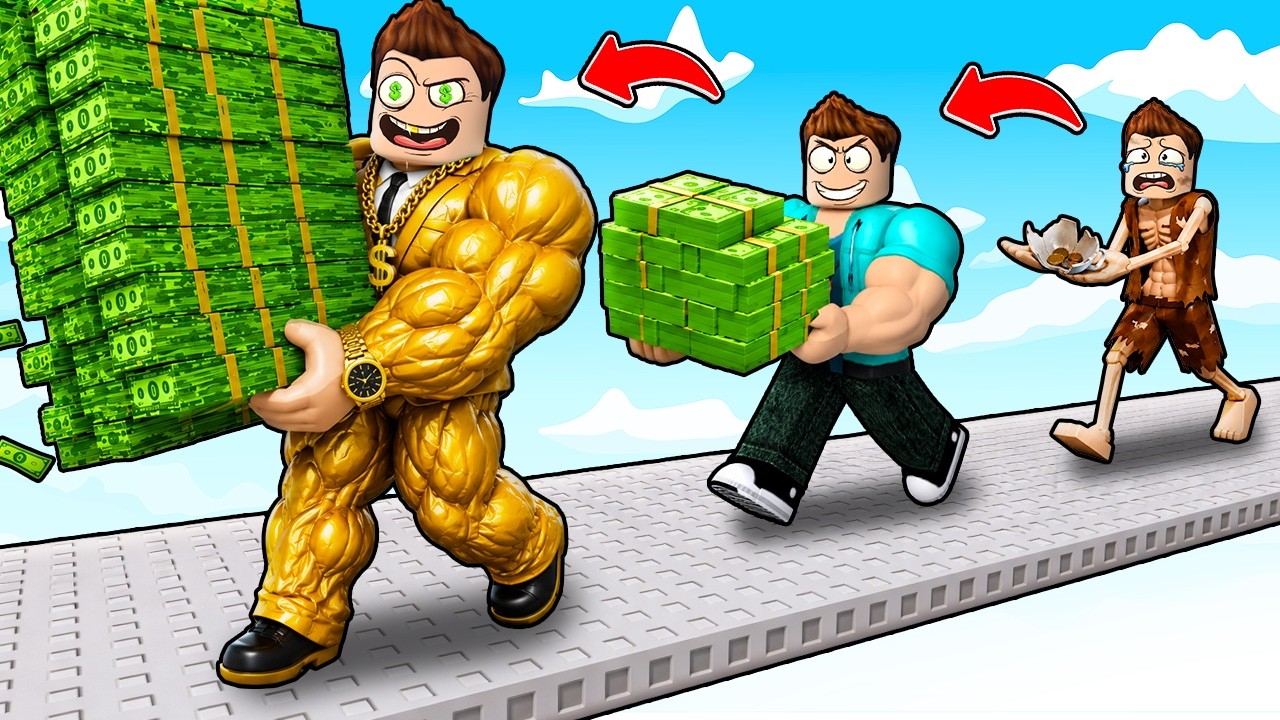 I BECAME POOR TO RICH IN ROBLOX !!