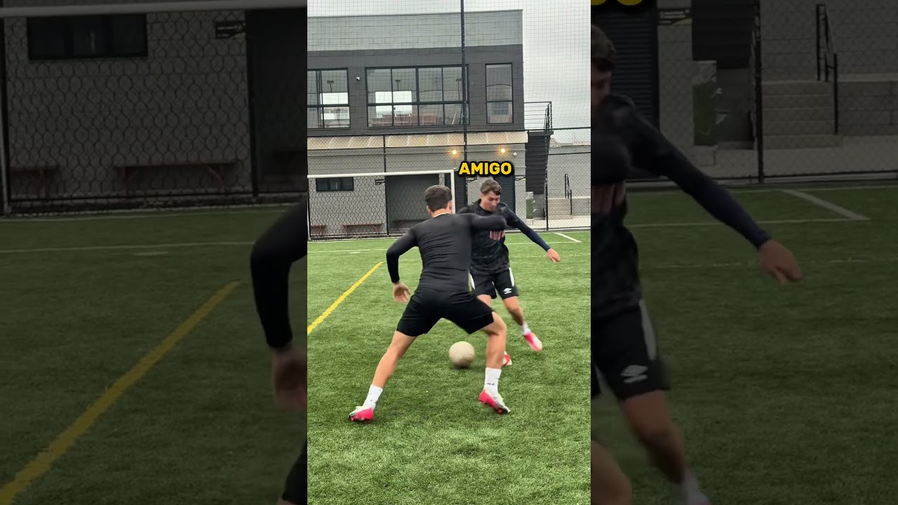 TUTORIAL DO DRIBLE DO MESSI #futebol #soccer