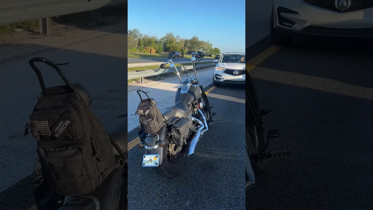 State Trooper Stops Driver Going Wrong Way Down Shoulder In Locked Traffic || ViralHog