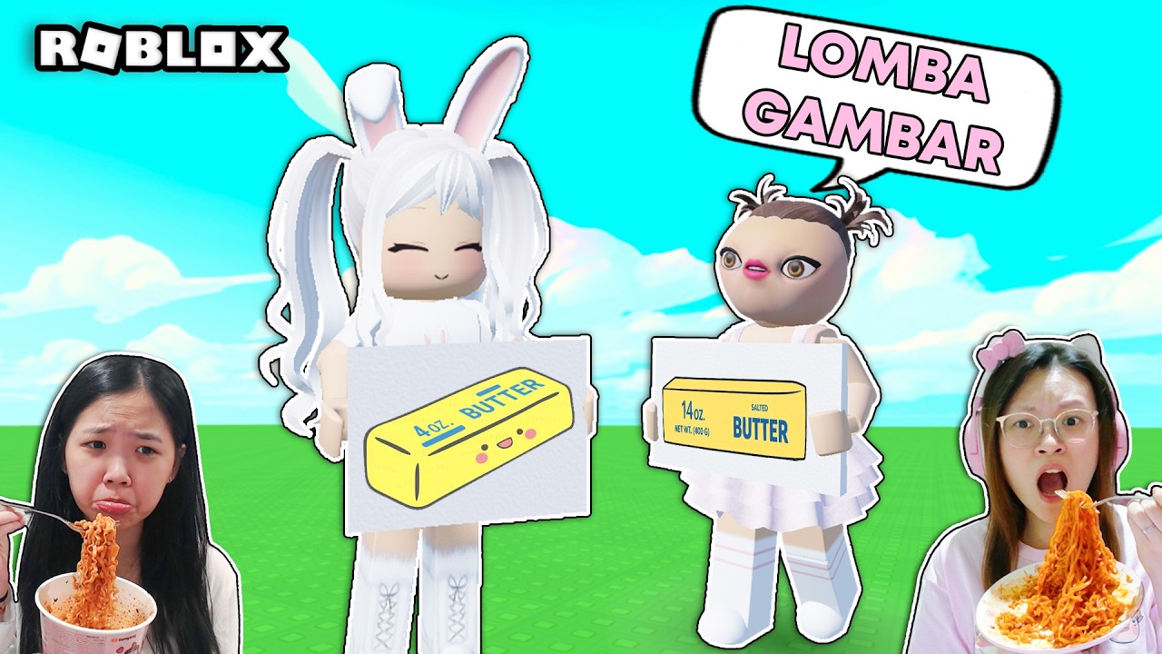 Lomba Gambar Sama LenLen, Kalah = Makan Samyang Pedas ?!! [Roblox Indonesia]
