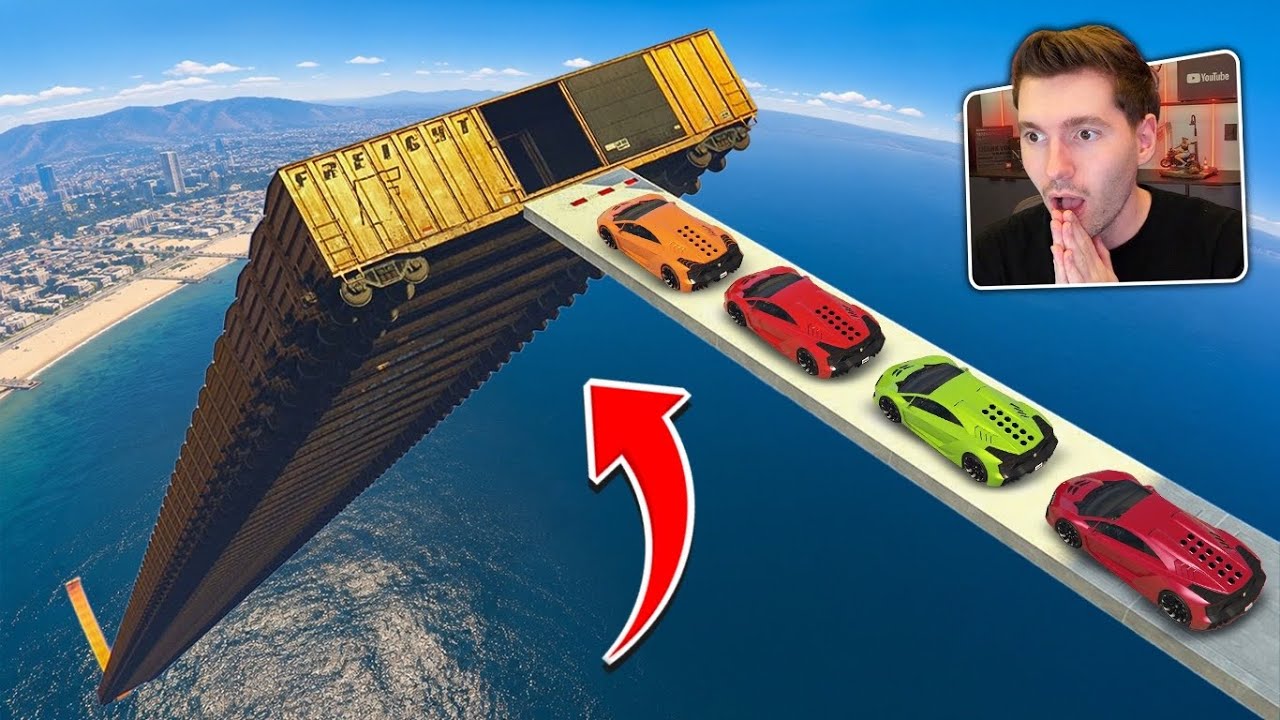 GTA V Online: O TÚNEL mais GIGANTE DO JOGO! (Corrida de carros) 