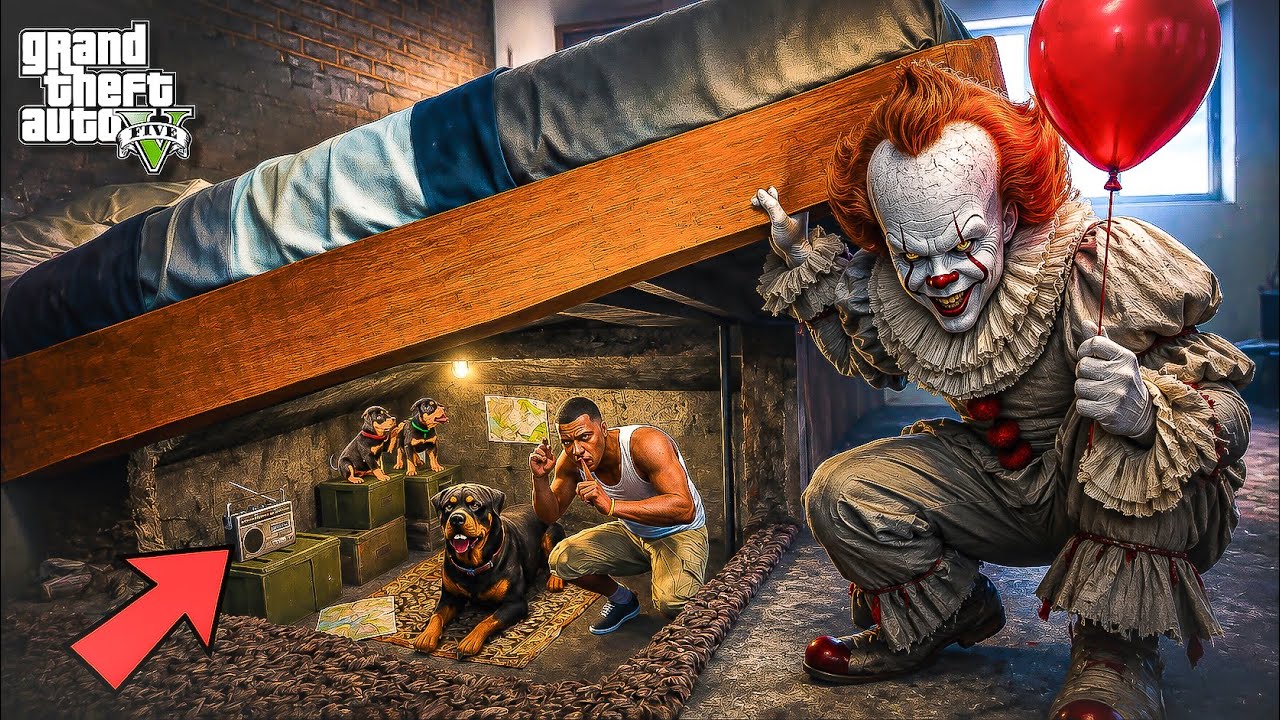 PENNYWISE ATTACKED LOS SANTOS! Franklin & Friends Must Save The City! | GTA 5 Telugu |Dhanu Dino