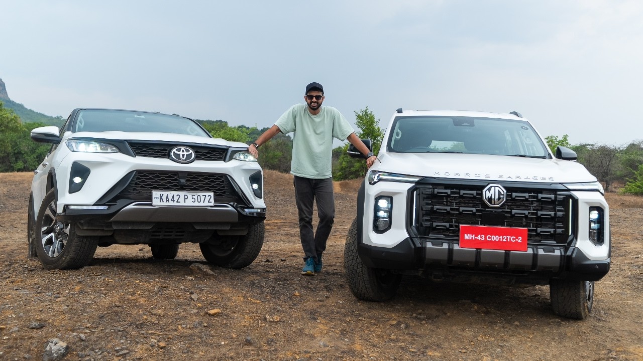 Toyota Fortuner vs MG Majestor - Big Fat Diesel SUV Comparison | Faisal Khan