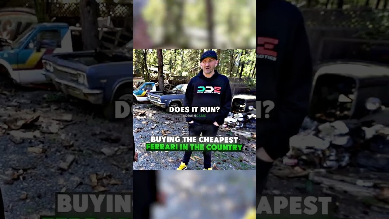 Buying The Cheapest Ferrari In The Country 🤯@DailyDrivenExotics - Published by DrainCams