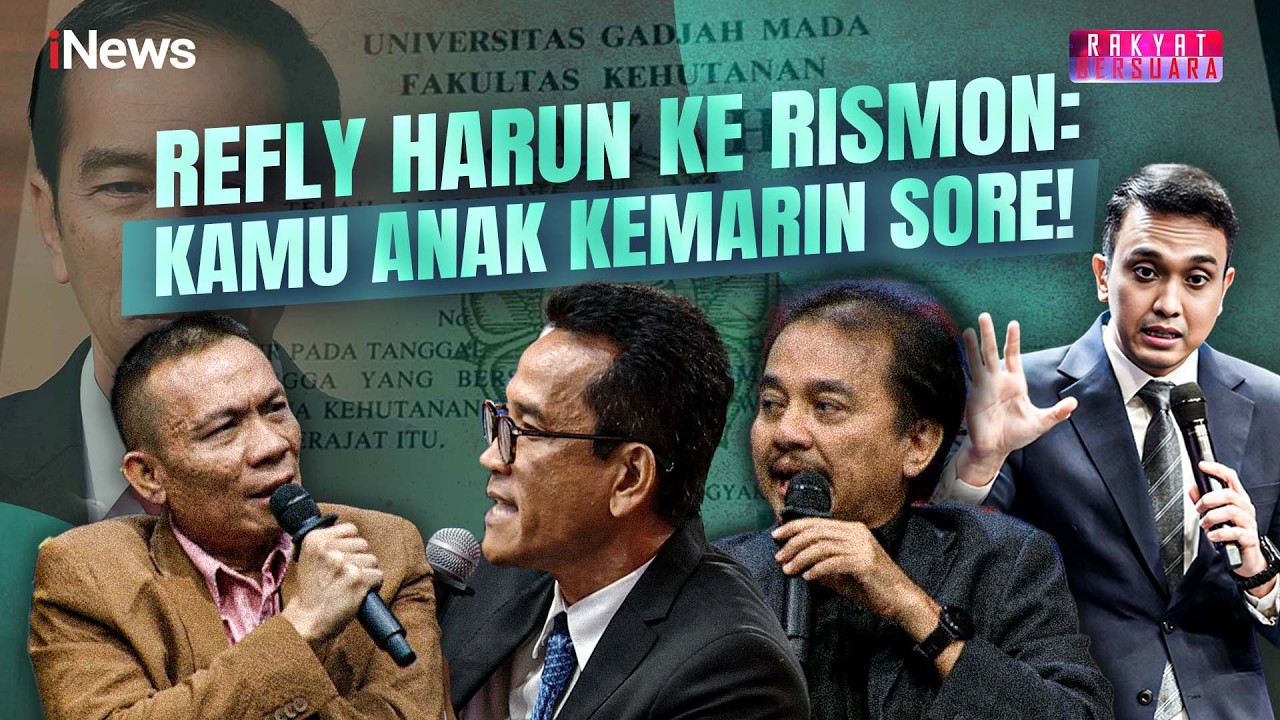 Bongkar Tata Kelola Buku Tifa, Rismon Dicecar Roy Suryo dan Refly | Rakyat Bersuara 21/4