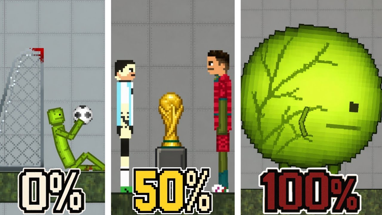 Aku 100% MELON PIALA DUNIA di Melon Sandbox