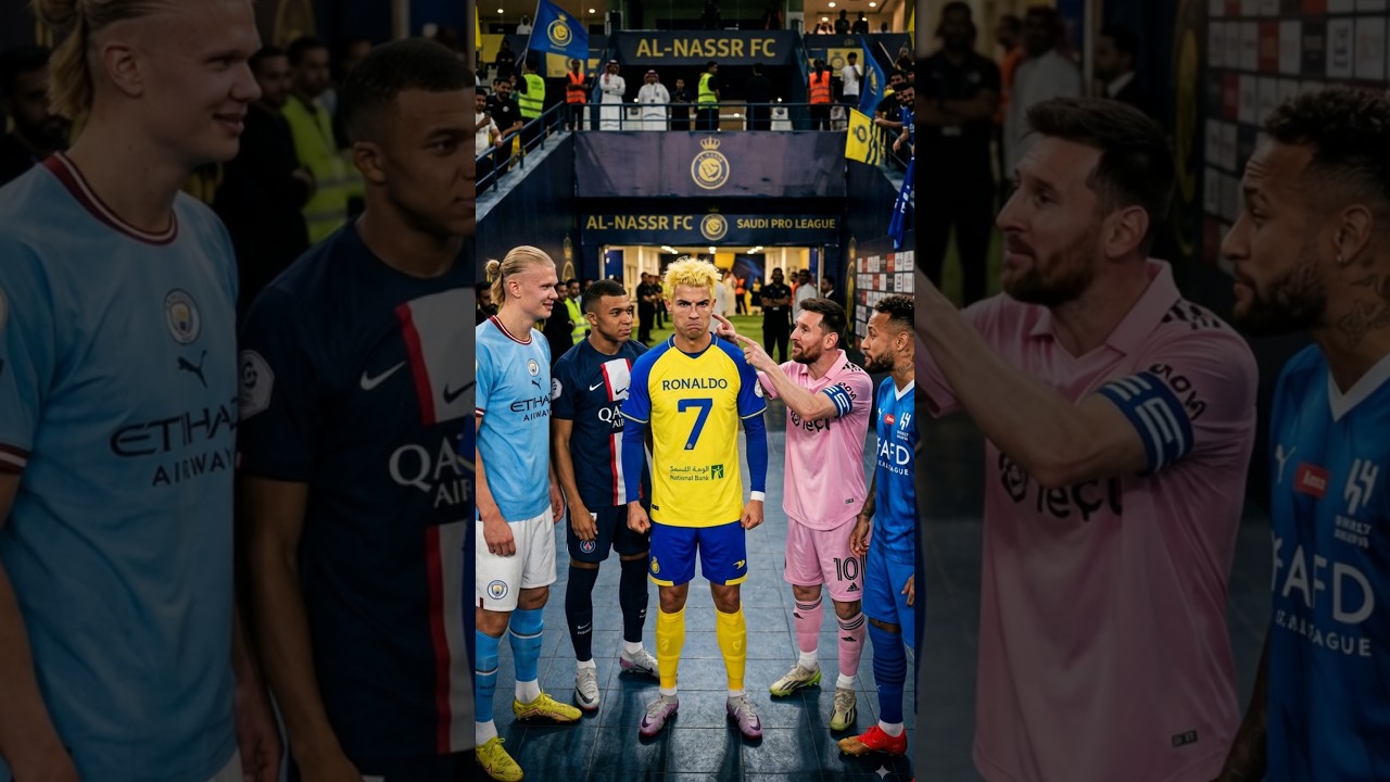 Ronaldo Sarı Saç Yaptı! Messi, Neymar, Haaland Dalga Geçti, Mbappe Yağcılık Yaptı: Döverim Hee!