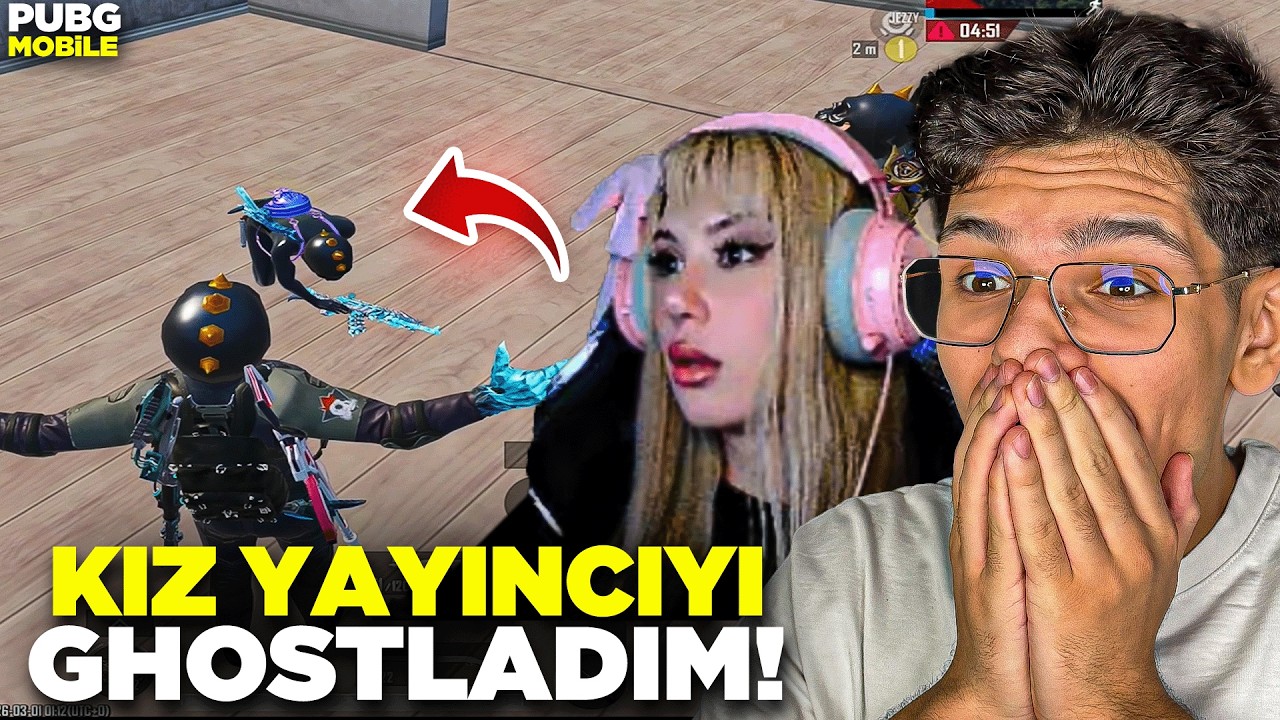 KADIN YAYINCIYI GHOSTLADIK! VİCTOR PUSU ! - PUBG MOBİLE