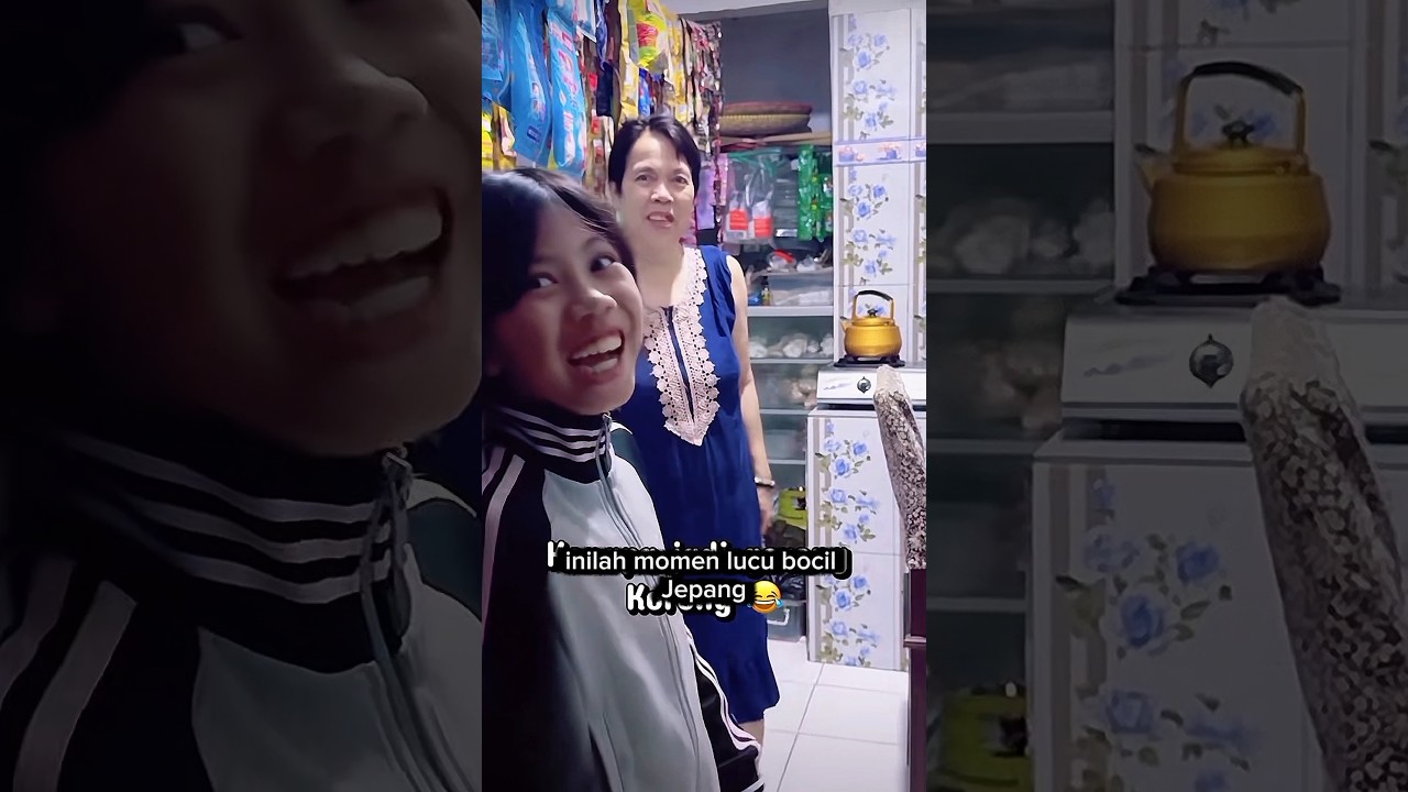 Momen lucu bocil jepang pulang kampung ke indonesia