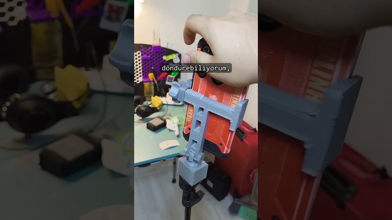 Açık kaynaklı Tripod telefon tutucu... iyi değilim.