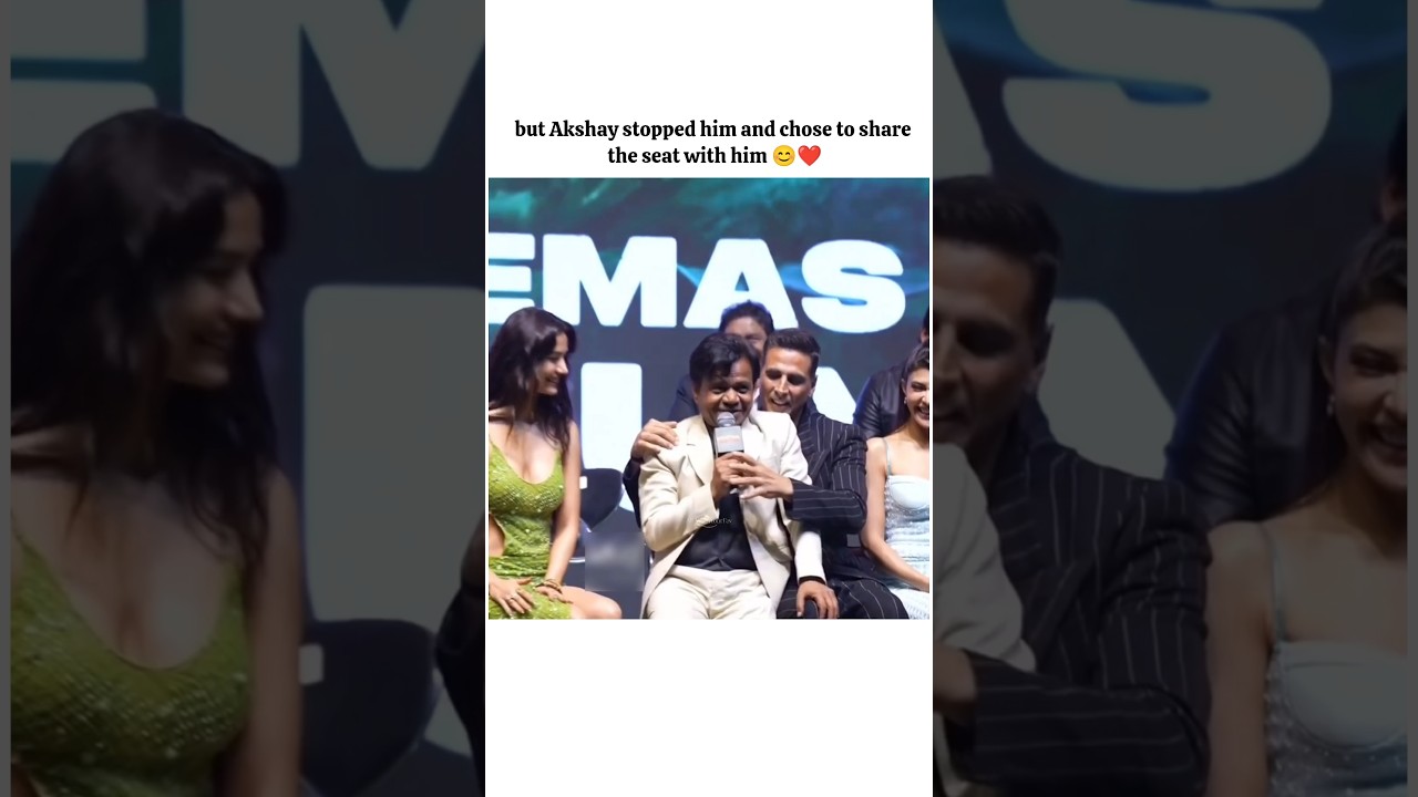 the most wholesome moment 🥹❤️ #akshaykumar #rajpalyadav #shortsfeed #shorts