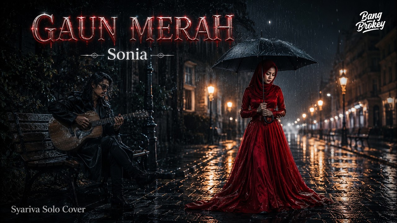AUTO BAPER MERINDING! 🥀 Gaun Merah - Sonia | Syariva Solo Cover Aransemen Bang Brokey