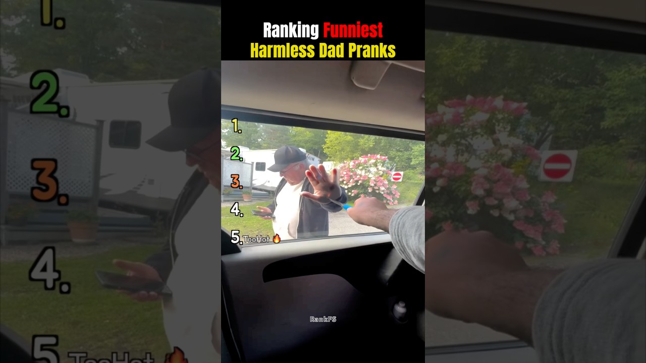 Ranking Funniest Harmless Dad Pranks #funny
