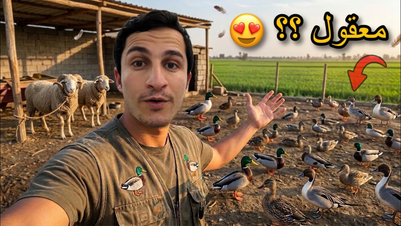 حولت مزرعتي إلى محمية للبط المهاجر 🦆 صدمة الحيوانات! 🤣
