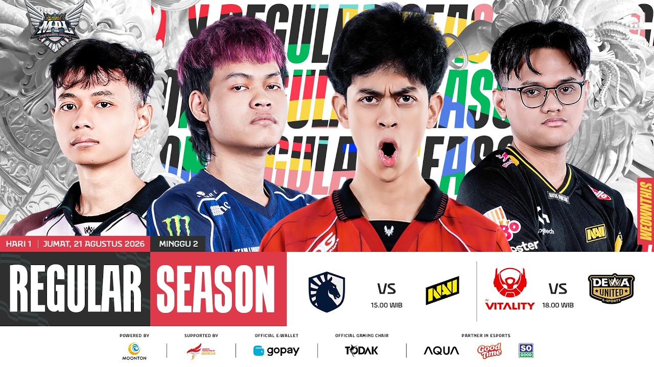 🔴 LIVE | MPL ID S18 | Minggu 2 Hari 1 | Bahasa Indonesia