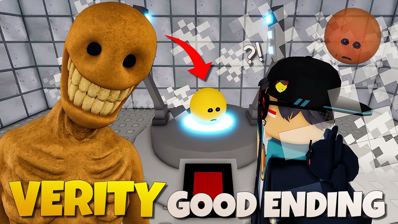 BISA GITU?! Verity Good Ending Update & Semua Badge Rahasia Verity 🙂😮😠 | Verity Indonesia