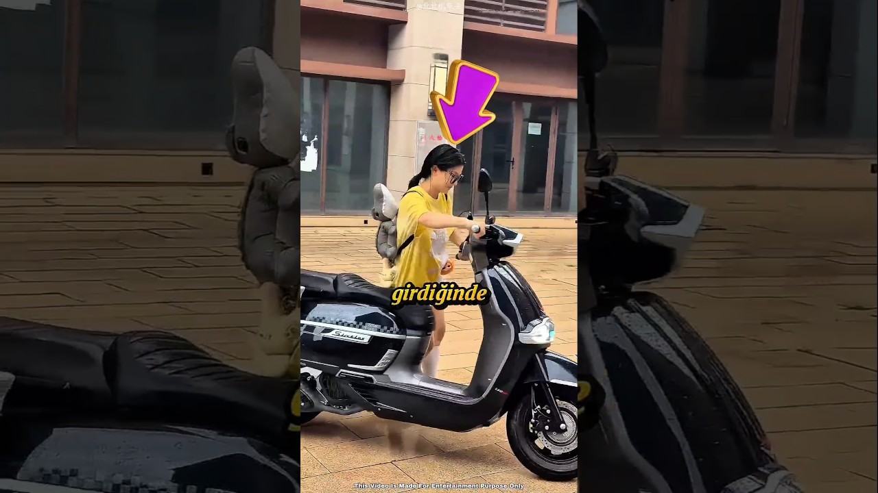 Kız Çocukluğundan Beri Scooter Sürüyor⁉️
